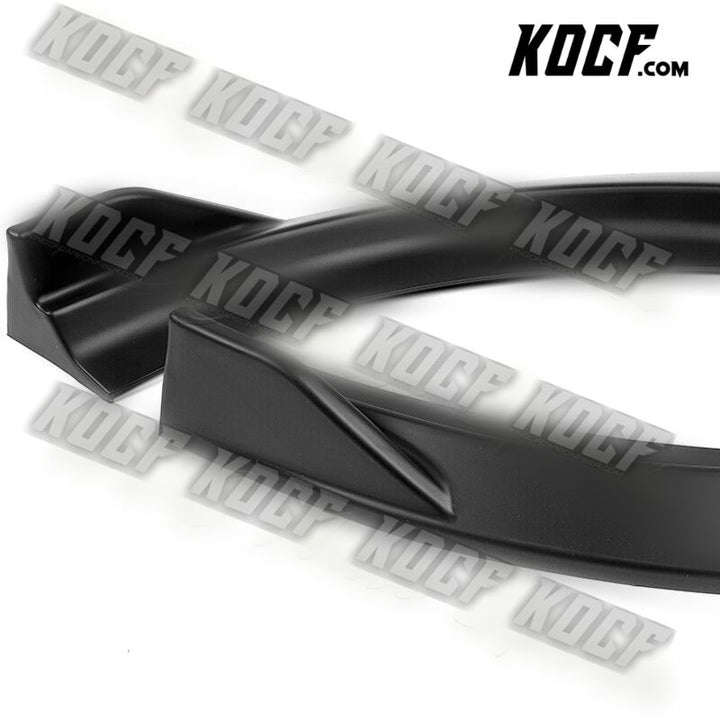 For 2010-2013 Kia Forte STP-Style Matt Black Front Bumper Splitter Spoiler Lip - KOCF.com - Car Parts