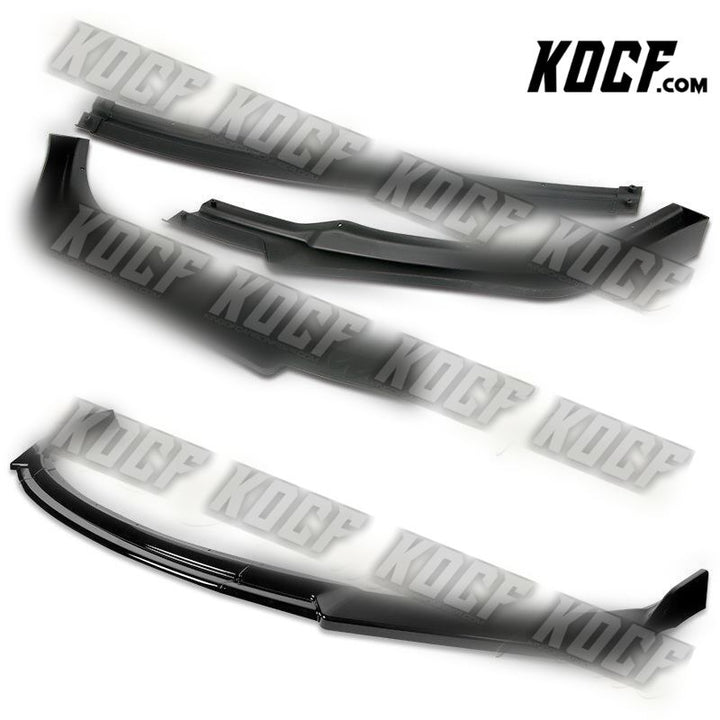 For 2011-2015 Toyota Sienna MP-Style Painted Black Front Bumper Body Spoiler Lip - KOCF.com - Car Parts