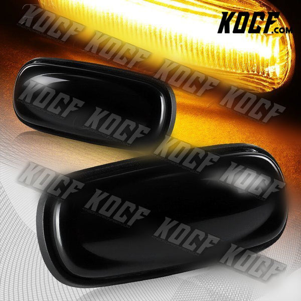 For Land Rover Defender Freelande Smoke Amber LED Turn Signal Side Marker Lights - KOCF.com - Car Parts