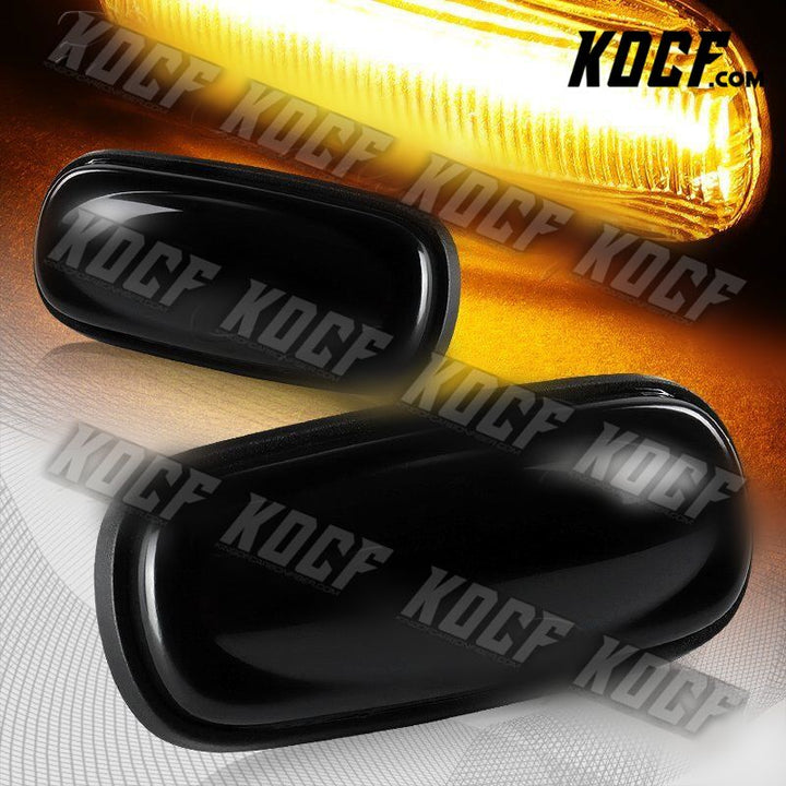 For Land Rover Defender Freelande Smoke Amber LED Turn Signal Side Marker Lights - KOCF.com - Car Parts