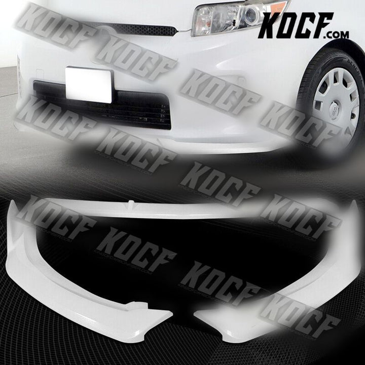 For 2011-2015 Scion xB STP-Style Painted White Front Bumper Spoiler Splitter Lip - KOCF.com - Car Parts