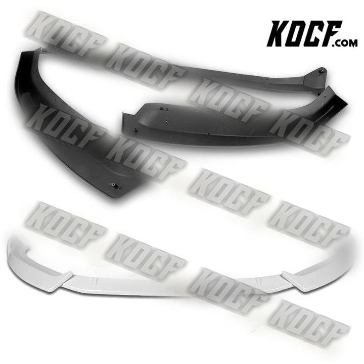 For 2017-2019 Audi A4 S4 S-Line Painted White Front Bumper Splitter Spoiler Lip - KOCF.com - Car Parts