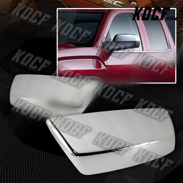 For 2015-2018 Chevy Silverado/GMC Sierra 2500HD 3500HD Chrome ABS Mirror Cover - KOCF.com - Car Parts