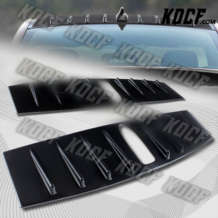 For 2015-2018 Subaru WRX Glossy Black Shark Fin Rear Roof Vortex Spoiler Wing - KOCF.com - Car Parts