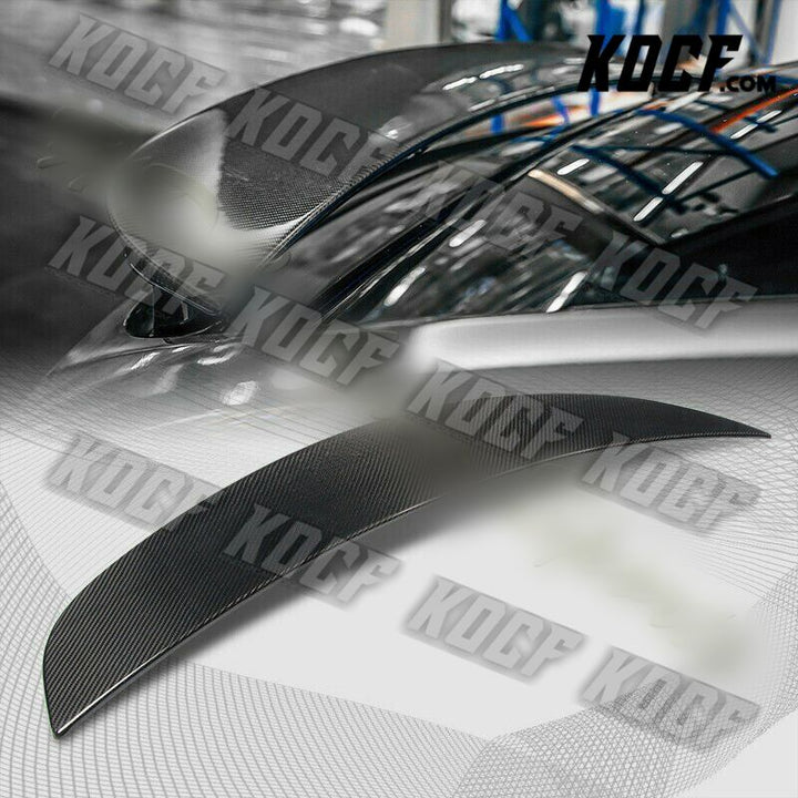 For 16-21 Tesla Model X OE-Style 100% Real Carbon Fiber Rear Trunk Spoiler Wing - KOCF.com - Car Parts