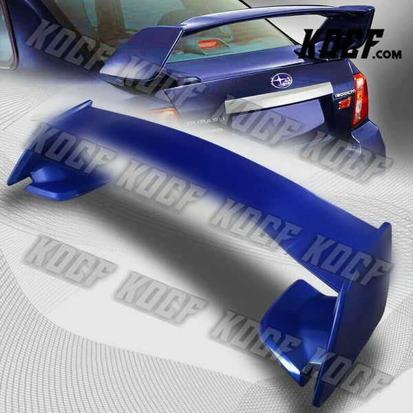 For 08-14 Subaru Impreza WRX STI Style Painted Blue ABS Rear Trunk Spoiler Wing - KOCF.com - Car Parts