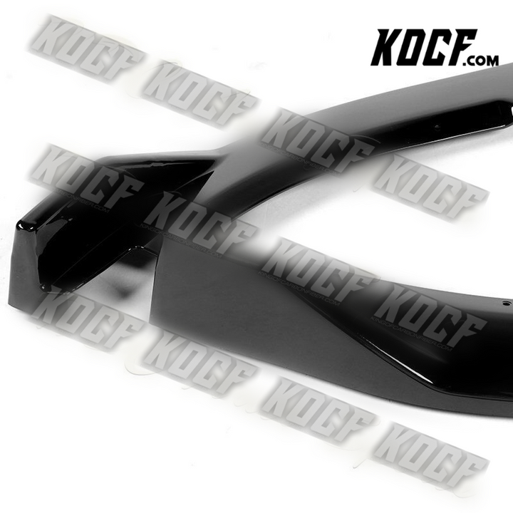 For 10-13 VW Golf MK6 GTI Painted Black Front Bumper Body Splitter Spoiler Lip - KOCF.com - Car Parts