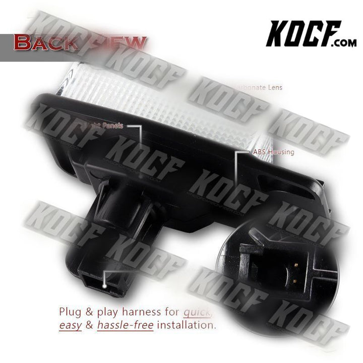 For Infiniti Q45/EX25/EX35/EX37/FX35/FX50 White 18-SMD LED License Plate Lights - KOCF.com - Car Parts