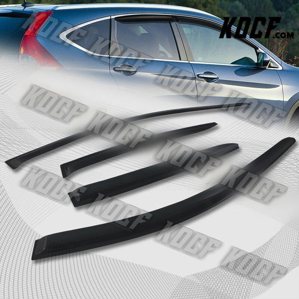 For 2012-2016 Honda CR-V Smoke Tint ABS Sun Shield Door Rain Window Visor 4-PCS - KOCF.com - Car Parts