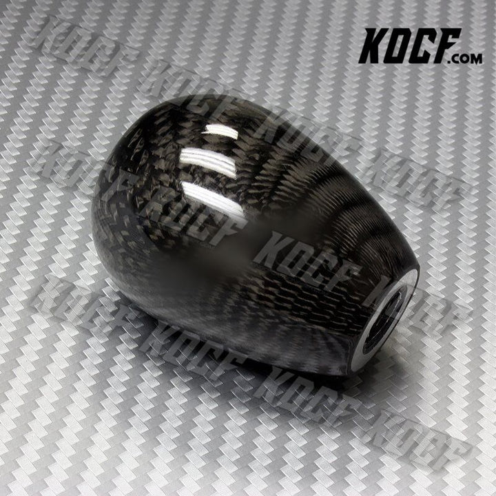 Universal Real Carbon Fiber Type-R Manual Transmission Gear Shift Shifter Knob - KOCF.com - Car Parts