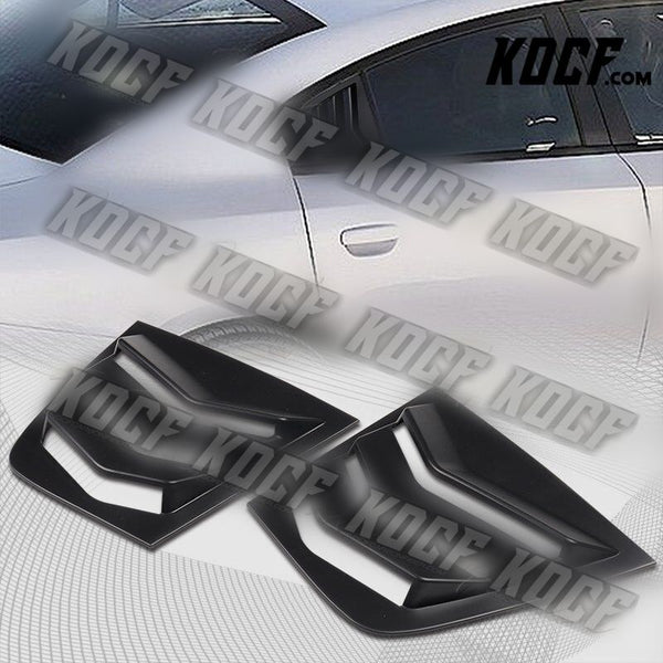 For 11-21 Dodge Charger Black Side Window Louvers Scoop Windshield Cover Vent - KOCF.com - Car Parts