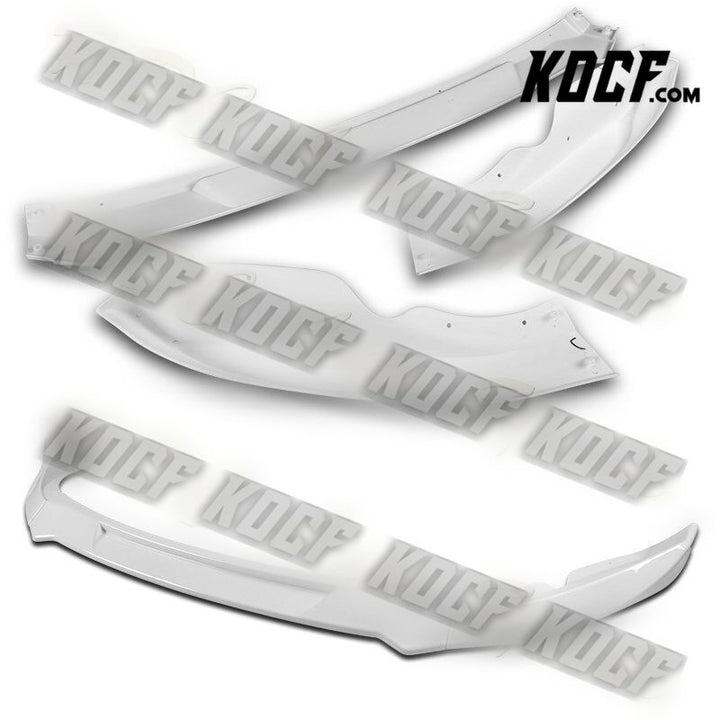 For 09-12 Nissan 370Z CT-Style Painted White Front Bumper Splitter Spoiler Lip - KOCF.com - Car Parts