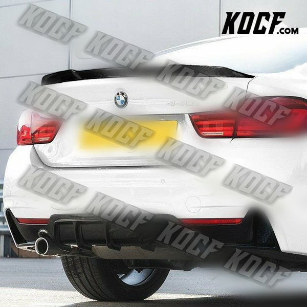 For 15-20 BMW F36 4-Series 4DR Gran Coupe PSM-Style Carbon Fiber Trunk Spoiler - KOCF.com - Car Parts