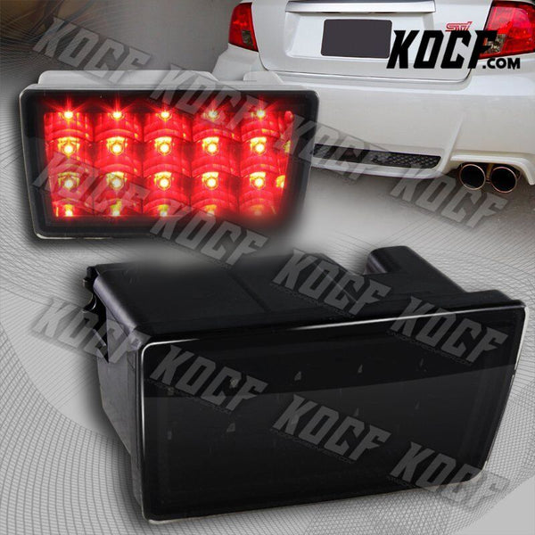 For 2011-2020 Subaru Impreza WRX STI Black F1 Style Red LED Rear 3rd Brake Light - KOCF.com - Car Parts