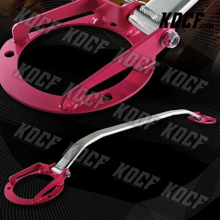 For 08-14 Subaru Impreza WRX STI JDM Aluminum Front Upper Strut Tower Bar Pink - KOCF.com - Car Parts