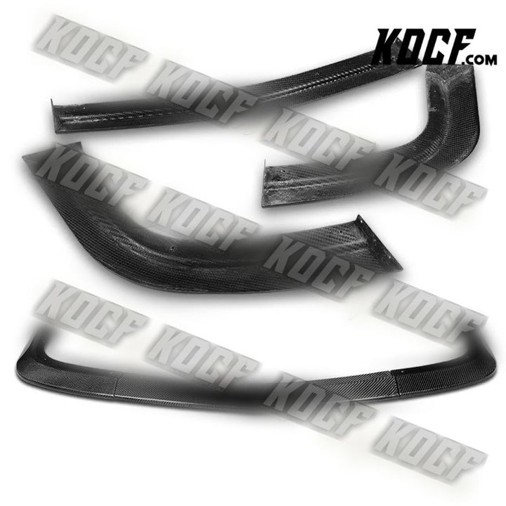 For 2015-2021 Dodge Challenger SXT Real Carbon Fiber Front Bumper Spoiler Lip - KOCF.com - Car Parts