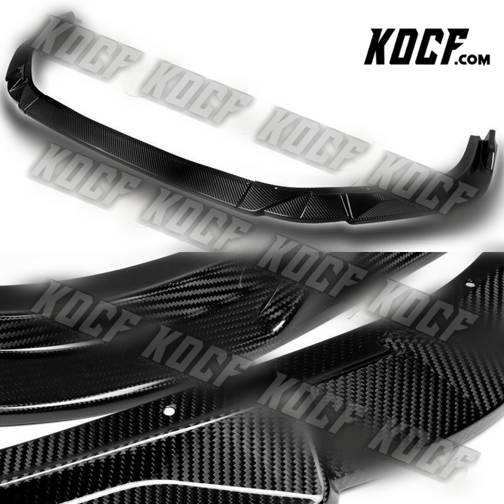 For 2019-2021 Lexus ES300h ES350 Carbon Fiber Front Bumper Splitter Spoiler Lip - KOCF.com - Car Parts