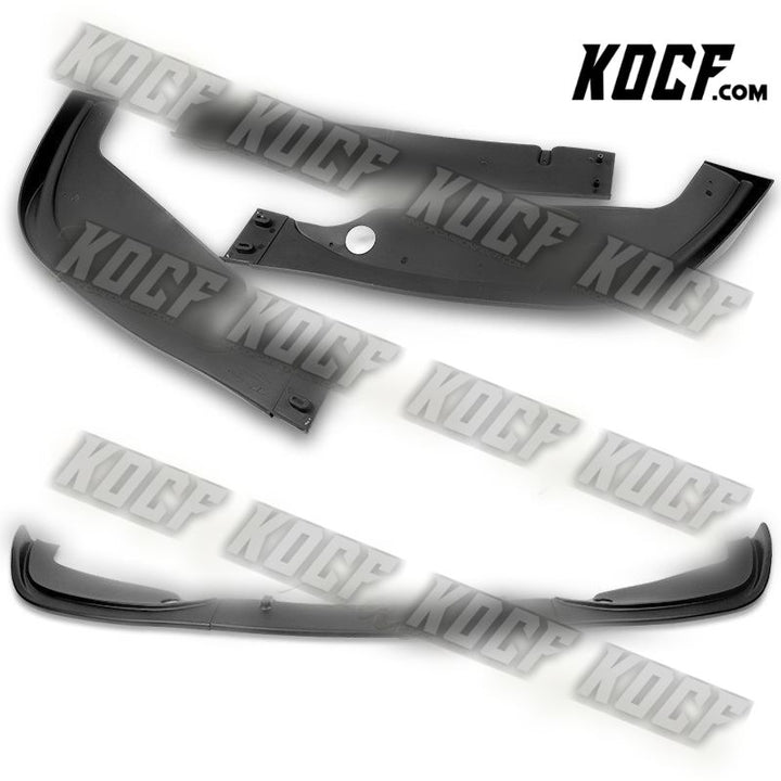 For 2001-2006 BMW E46 M3 H-Style Matt Black Front Bumper Splitter Spoiler Lip - KOCF.com - Car Parts