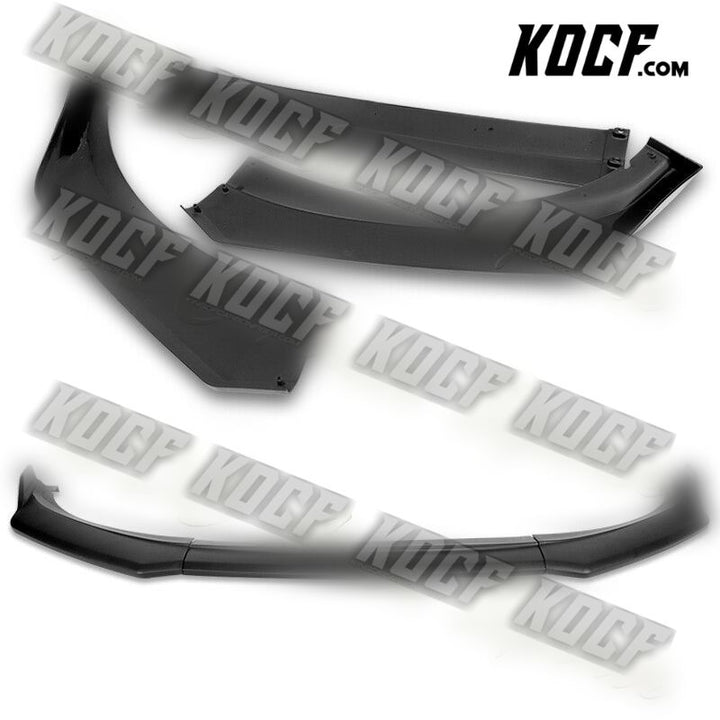 For 2021-2023 Ford Mustang Mach-E GT-Style Matt Black Front Bumper Spoiler Lip - KOCF.com - Car Parts