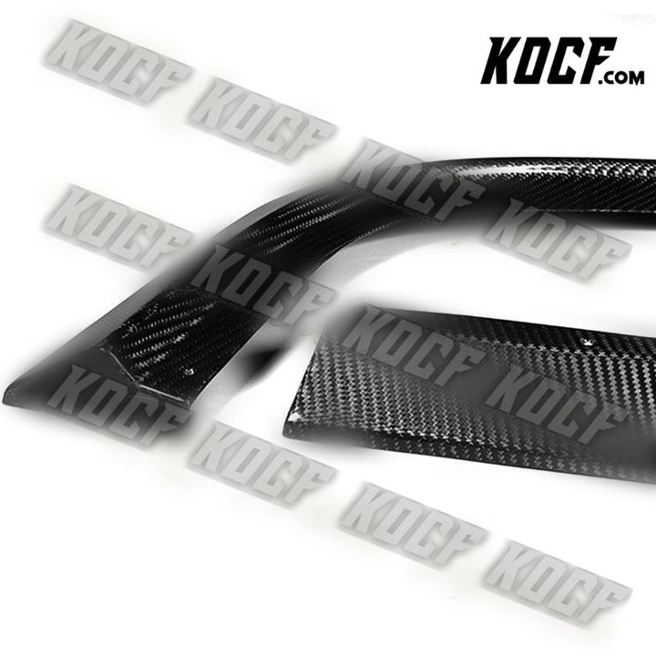 For 2015-2021 Dodge Challenger SXT Real Carbon Fiber Front Bumper Spoiler Lip - KOCF.com - Car Parts