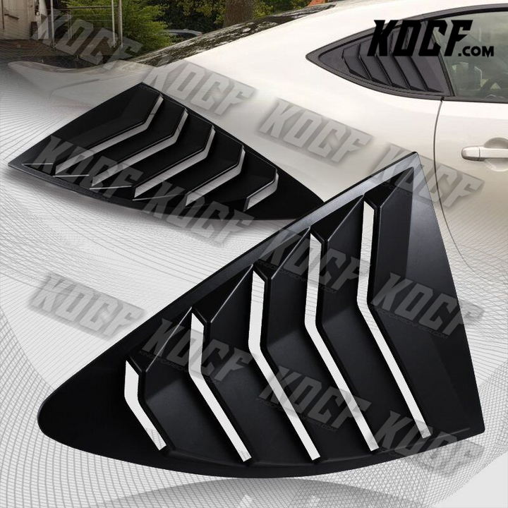 For 2013-2020 Scion FR-S/Subaru BRZ ABS Side Window Louvers Scoop Cover Vent - KOCF.com - Car Parts