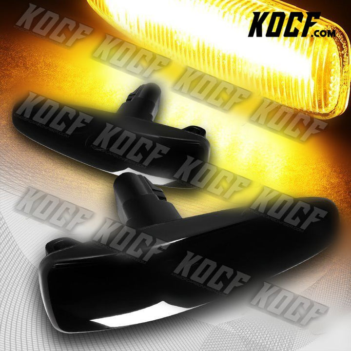 For Mitsubishi Lancer EVO X Mirage Smoke Lens Amber LED Signal Side Marker Light - KOCF.com - Car Parts