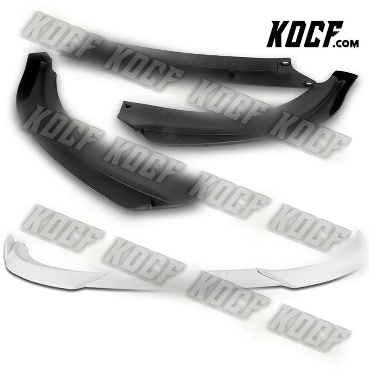 For 2011-2013 BMW 3-Series E92 E93 Coupe Painted White Front Bumper Spoiler Lip - KOCF.com - Car Parts