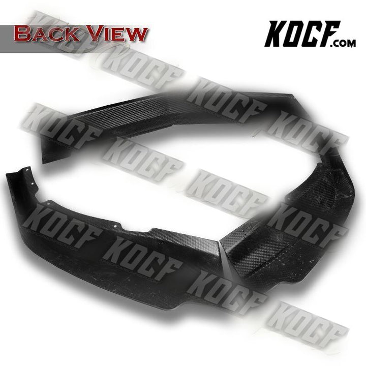 For 2011-2014 Dodge Charger Real Carbon Fiber Front Bumper Splitter Spoiler Lip - KOCF.com - Car Parts