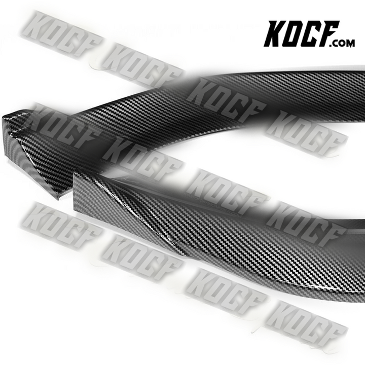 For 2020-2022 Audi A4L Quattro Carbon Painted Front Bumper Splitter Spoiler Lip - KOCF.com - Car Parts