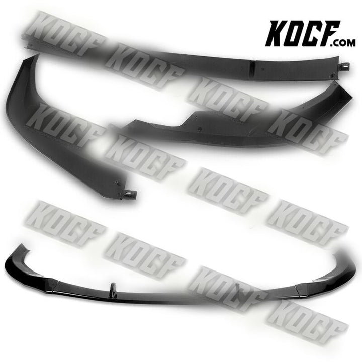 For 2019-2020 Audi A4 B9 S-Line Painted Black Front Bumper Splitter Spoiler Lip - KOCF.com - Car Parts