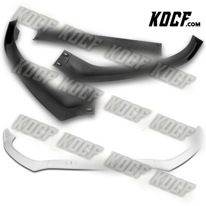 For 2013-2016 Audi A4 Quattro Painted White Front Bumper Splitter Spoiler Lip - KOCF.com - Car Parts