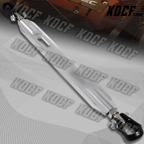 For 1996-2000 Civic EK Rear Lower Silver Aluminum Tower Brace Strut Bar Tie Arm - KOCF.com - Car Parts