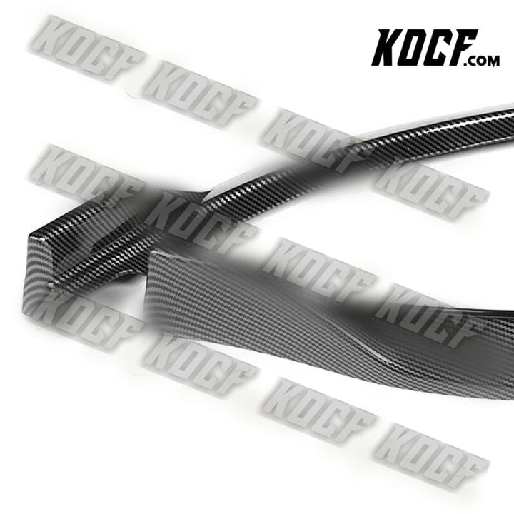 For 11-13 Kia Optima STP-Style Carbon Look Front Bumper Splitter Spoiler Lip Kit - KOCF.com - Car Parts