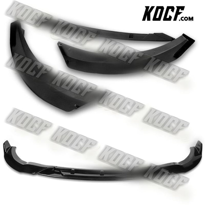 For 11-14 Hyundai Sonata STP-Style Painted BLK Front Bumper Splitter Spoiler Lip - KOCF.com - Car Parts