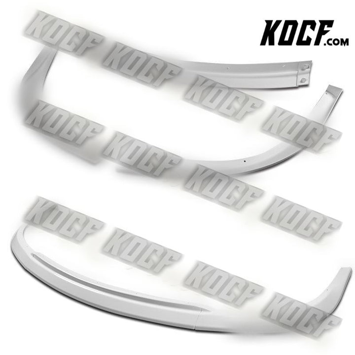 For 06-07 Subaru Impreza WRX STi S204 Painted White Front Bumper Splitter Lip - KOCF.com - Car Parts