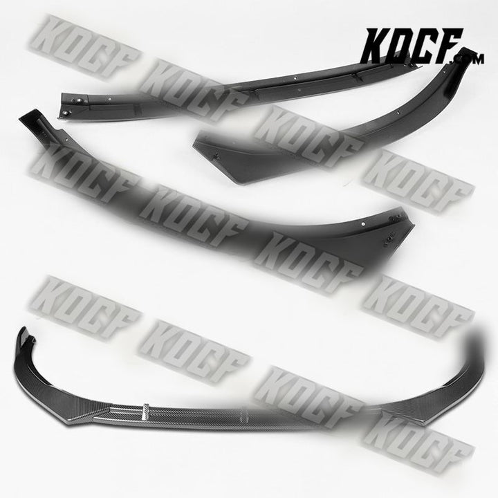 For 11-13 Kia Optima STP-Style Carbon Look Front Bumper Splitter Spoiler Lip Kit - KOCF.com - Car Parts