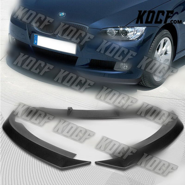 For 2007-2010 BMW 3-Series E92 E93 M-Style Matt Black Front Bumper Spoiler Lip - KOCF.com - Car Parts