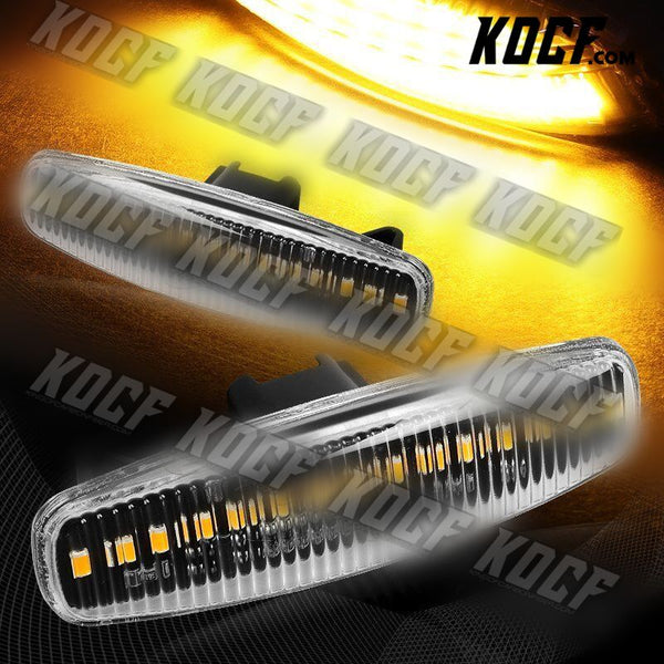 For Nissan Pathfinder/Infiniti M35 M45 G35 G37 Clear Lens LED Side Marker Lights