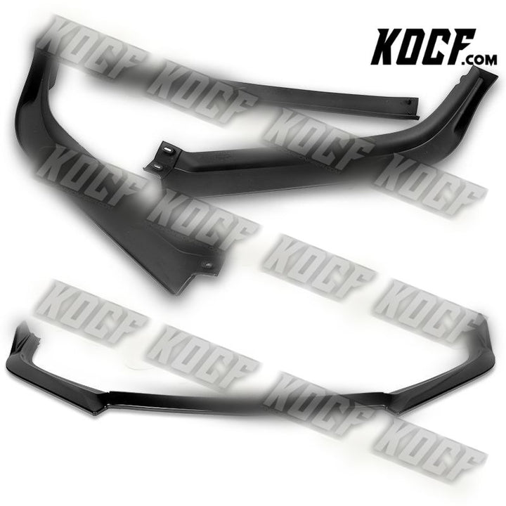 For 2013-2015 Honda Accord Sedan Painted Black Front Bumper Splitter Spoiler Lip - KOCF.com - Car Parts