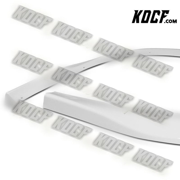 For 06-07 Subaru Impreza WRX STi S204 Painted White Front Bumper Splitter Lip - KOCF.com - Car Parts