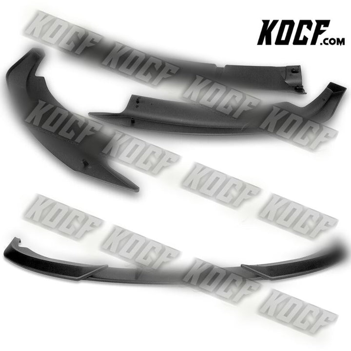 For 2007-2010 BMW 3-Series E92 E93 M-Style Matt Black Front Bumper Spoiler Lip - KOCF.com - Car Parts