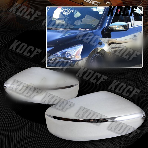 For Nissan Altima SL SV SR Chrome ABS Plastic Side Mirror Cover Kit LH+RH 2-Pcs - KOCF.com - Car Parts