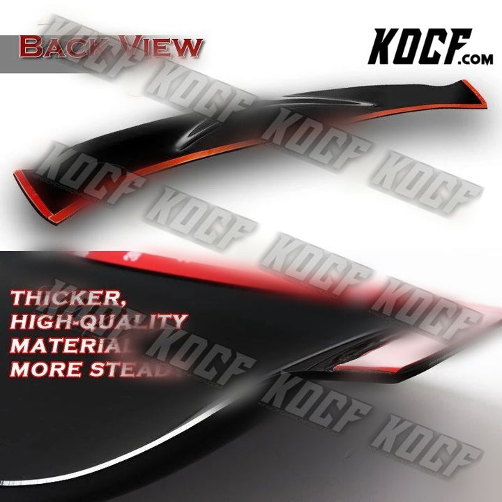 For 2006-2013 Lexus IS250 IS350 Black Acrylic Rear Window Roof Visor Spoiler - KOCF.com - Car Parts