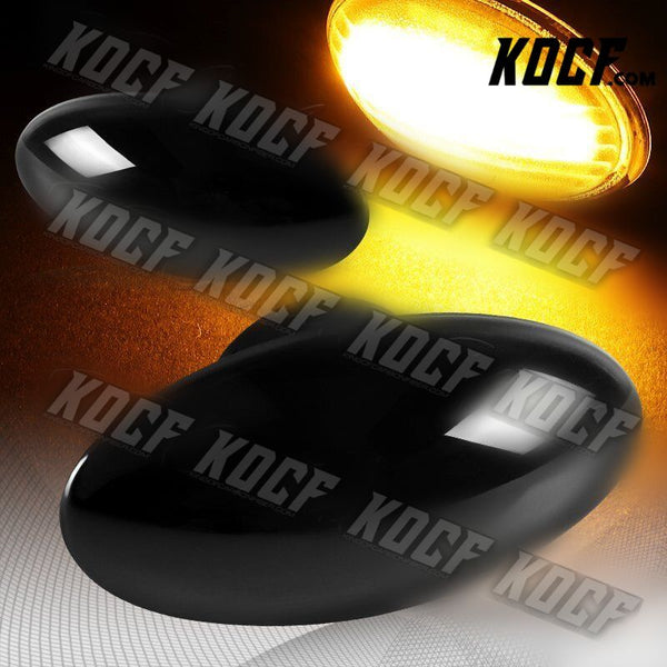 For Mini Cooper R50 R52 R53 Smoke Amber LED Turn Signal Side Marker Lights Lamps - KOCF.com - Car Parts