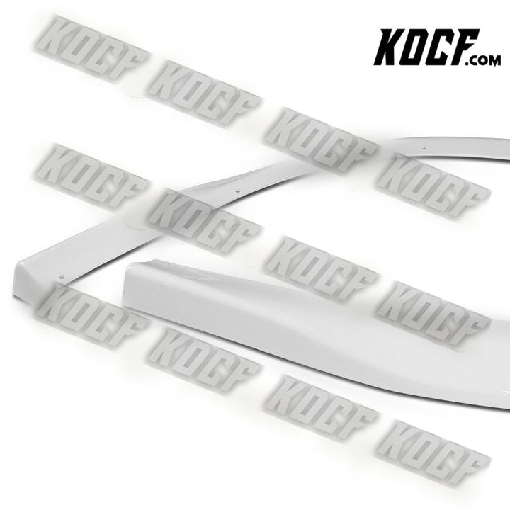 For 2006-2007 Subaru Impreza WRX STi S204 Painted White Front Bumper Spoiler Lip - KOCF.com - Car Parts