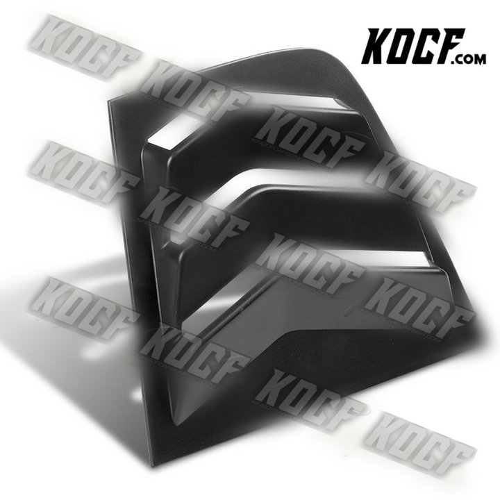 For 2011-2021 Dodge Charger ABS Black Side Window Louvers Scoop Cover Vent 2pcs - KOCF.com - Car Parts