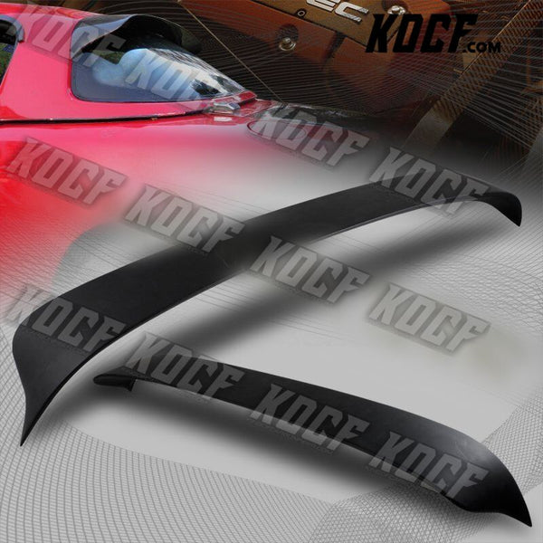 For 1990-1997 Mazda Miata ABS Plastic Unpainted Black Rear Roof Spoiler Wing - KOCF.com - Car Parts