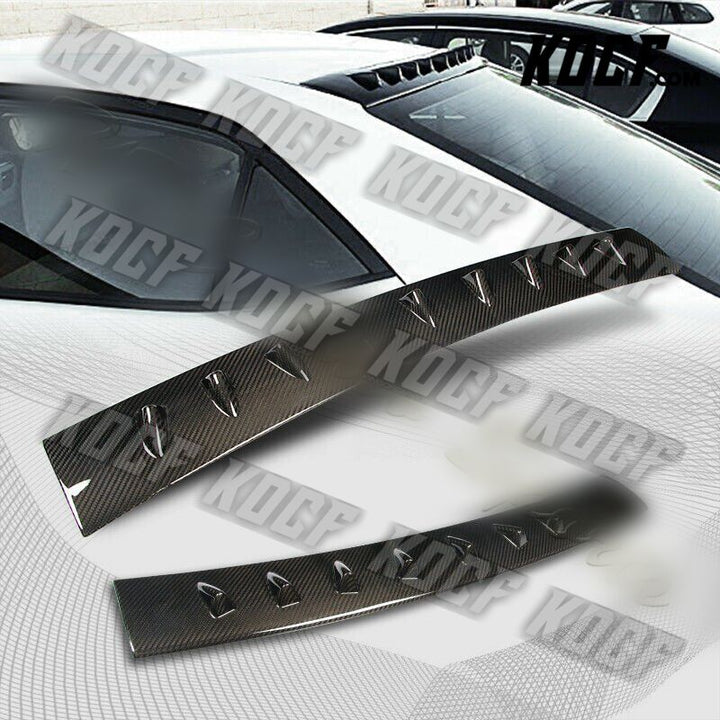 For 13-17 Toyota Corolla 100% Real Carbon Fiber Shark Fin Rear Roof Spoiler Wing - KOCF.com - Car Parts