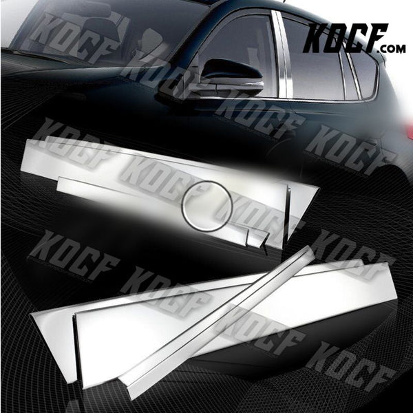 For 2013-2017 Toyota RAV4 Stainless Polish Chrome Door Pillar Trim Cover 8-PCS - KOCF.com - Car Parts