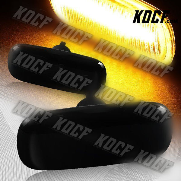 For Audi A3 A4 A6 A8 TT Smoked Lens Amber LED Turn Signal Side Marker Light Lamp - KOCF.com - Car Parts